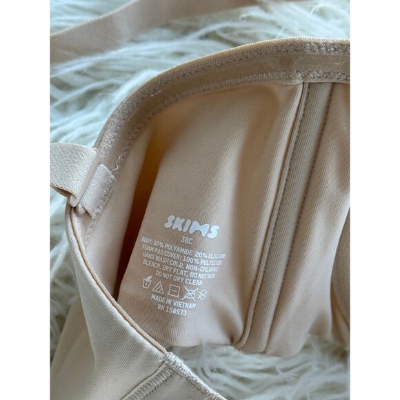 Skims Fits Everybody Strapless Bra Sand Size 38C - Picture 6 of 7